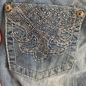 Seven7 Vintage Y2K Light Blue Women's Straight Leg Jeans